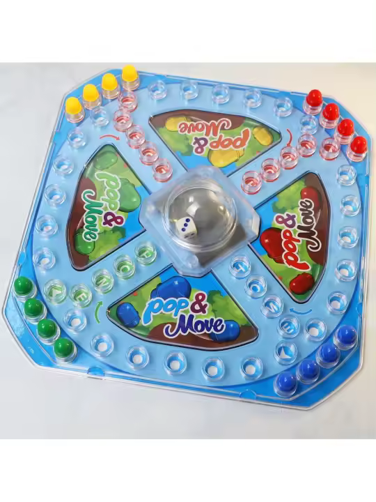 Juego de mesa de ajedrez volador con dados, juego familiar inteligente - 1
