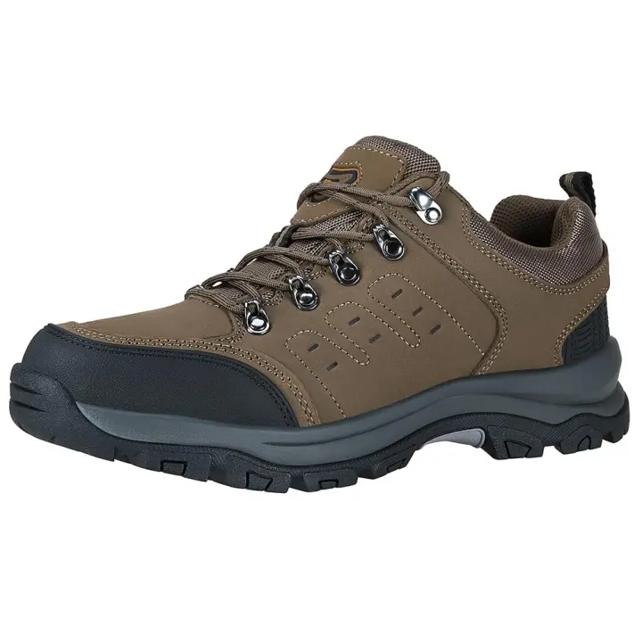 Zapatos de senderismo para hombre, zapatos de trabajo cómodos impermeables, botas de trabajo bajas para caminar al aire libre para hombre - 1