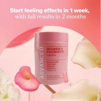 Suplemento de Salud Vaginal Fuerte Bio de Lactobacillus con Prebióticos 60 Cuentas por Paquete - details 2