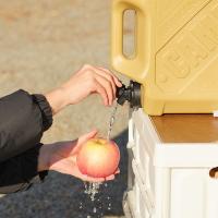 Contenedor de almacenamiento de agua portátil, doble agarre, 12L, cubo para beber al aire libre, tanque de agua para acampar de gran capacidad a prueba de fugas - details 2
