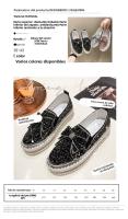 Zapatillas para Mujer de Tamaño Grande Primavera 2025 Suela Gruesa con Cordón de Diamantes de Imitación Estilo Coreano Casual para Estudiantes - details 0