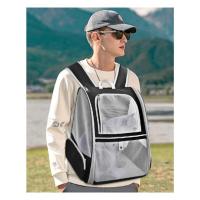 ALLSOPETS Mochila para perros con ventana de malla transpirable con apertura frontal portátil para gatos que viaja con mascotas verde - details 6