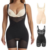 Full body shapewear compression girdle fajas colombian corrective underwear tummy control shaper butt lift slim corset bodysuits - details 1