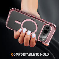 Funda de teléfono chapada transparente para Google Pixel9 Pixel8 Pixel8Pro, compatible con MagSafe, estilo minimalista - details 5
