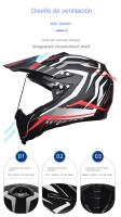 Casco de Moto Todo Terreno, Casco de Rally de Carretera, Cobertura Total para Todas las Estaciones, Forest Speedway DH - details 3