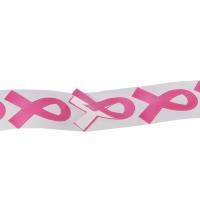 Rollo de pegatinas de cinta, etiqueta de concienciación sobre el cáncer de mama, rosa, 300 piezas, 5x4 cm - details 3
