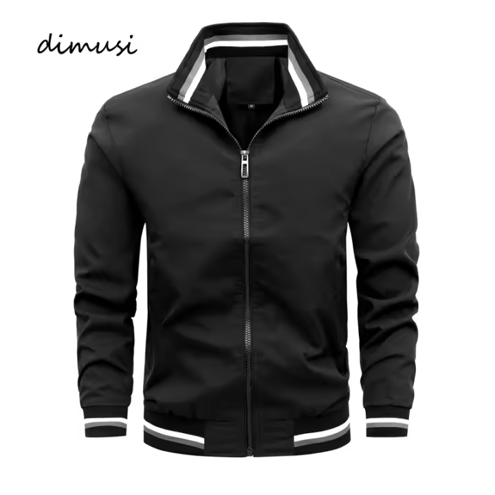Chaqueta ligera de primavera, piloto informal a prueba de viento, ropa de hombre, chaquetas deportivas de golf, ropa - 1