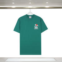 Camiseta de Verano de Algodón Puro Estilo Casual para Hombres Ajuste Suelto Manga Corta - details 0