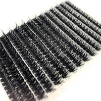 Pestañas Postizas Segregadas Tejidas DIY 40D 60D 80D Y 100D Gruesas Y Rápidas Extensión De Pestañas Material De Algodón Plástico - details 24