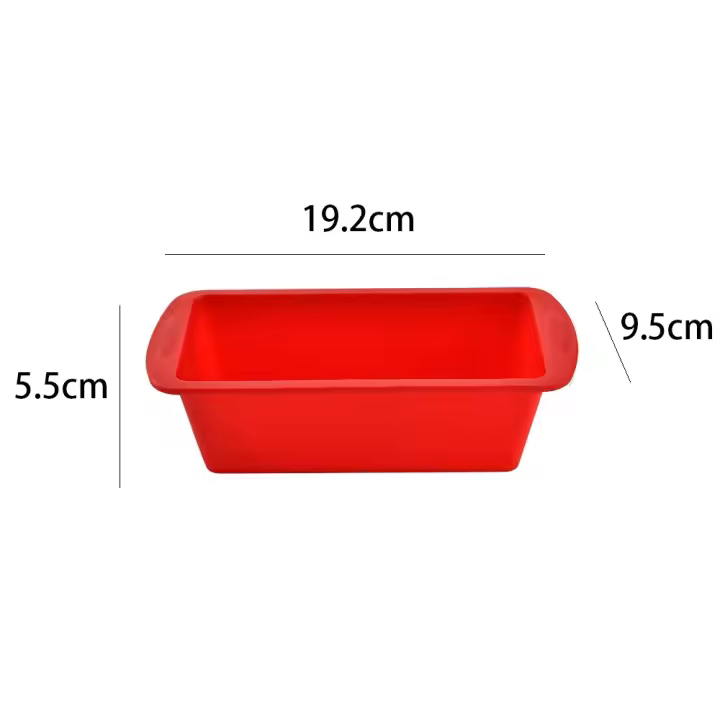 Molde Rectangular de silicona antiadherente para tostadas y dulces, utensilios para hornear, para el hogar, suministros de cocina - 1