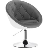 Taburete de Bar de Acero Cromado Taburete Bajo de Silla de Bar Taburete de Conferencia de Peluquería Taburete de Oficina Blanco BH41ws-1 - details 9