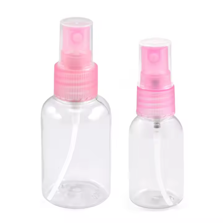 Juego de botellas de viaje, atomizador de plástico vacío, espray de Perfume recargable, 50 y 30ml, 2 unidades - 1