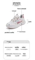 Zapatillas de cuero, nuevas zapatillas ligeras para correr, zapatos blancos de suela blanda - details 3