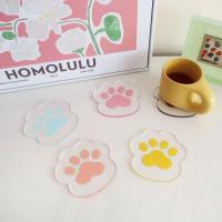 Sábanas acrílicas transparentes con garra en T, almohadilla de aislamiento térmico reutilizable, tazas, bonito accesorio de cocina para el hogar - details 1