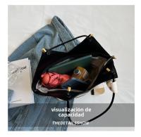 Bolso de Cuero para Mujer de Gran Capacidad Bolso Complemento Casual para Todos los Mancuernos - details 6