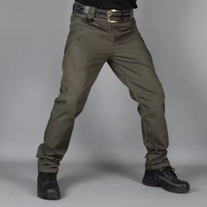 Conjunto de uniformes militares para hombre, camisa de cuero negro Multicam transpirable, uniforme táctico de carga - 1