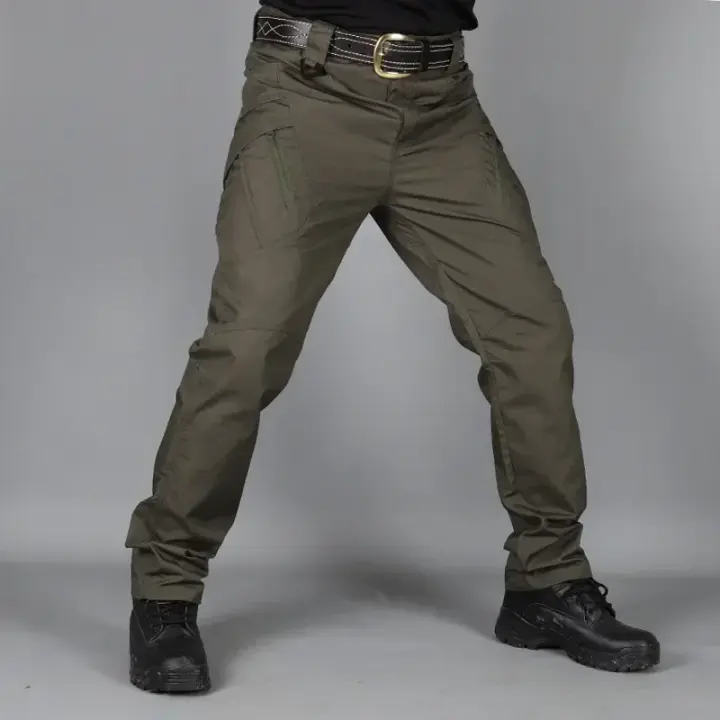 Conjunto de uniformes militares para hombre, camisa de cuero negro Multicam transpirable, uniforme táctico de carga - 1