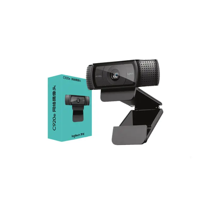 Logitech-cámara Web C920e Original, Webcam HD con USB, 1080p, con ancla en vivo, versión mejorada CMOS para ordenador - 1