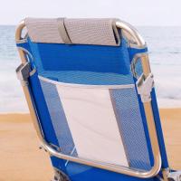 62262 - Pack de 2 sillas plegables multiposición para playa, jardín, terraza o camping beige, Medidas 64x11x64cm, 4 posiciones, con cojín en el cabecero, Incluye asa de transporte, Ibiza X2 - details 41