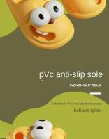 Sandalias de Plano para Mujer Verano Zapatillas de Dibujos Animados Pantuflas Cerradas para Uso al Aire Libre Antideslizantes para Uso Interior - details 1