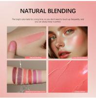 Rubor en Barra Suave Multifuncional De Larga Duración, Para Mejillas, Rubor En Barra Mate Natural Modular 3 En 1 Para Mejillas, Ojos Y Labios - details 4