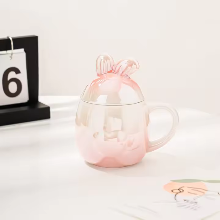 Ins sentido artístico lindo regalo taza de agua de cerámica, oficina creativa recuerdo par taza taza de café taza - 1