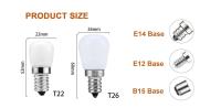 Luz de Nevera Mini LED 2pcs Vidrio Plano Blanco Cálido Reemplaza Bombillas Halógenas - details 1