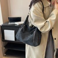 Bolso cruzado de lujo para mujer, bandolera de un solo hombro, de gran capacidad, Retro, mate, de cuero PU - details 10