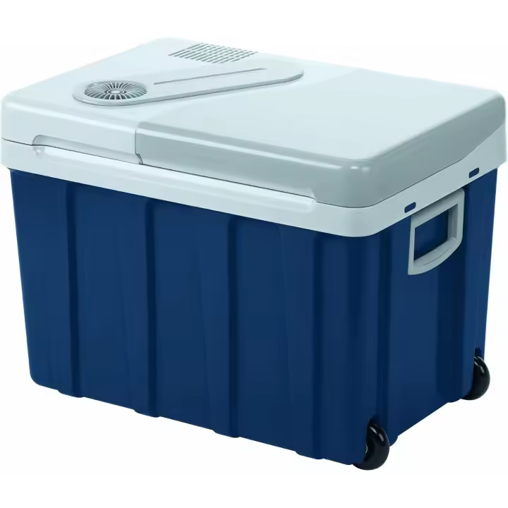 Nevera termoeléctrica portátil, Conexiones 12/24 / 230 V, 39 litros de Capacidad, Color Azul/Gris - 1
