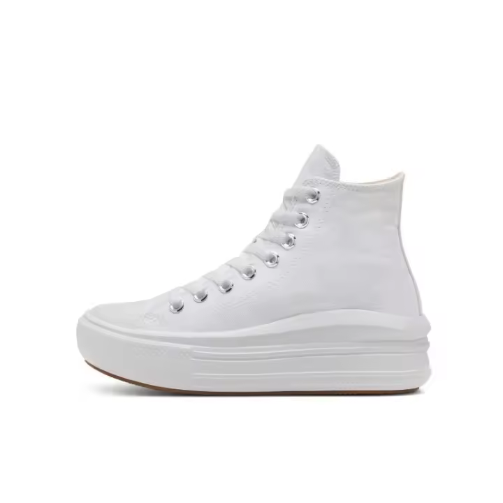 Chuck Taylor All Move Plataforma Blanca Mujer Estrella. - 1
