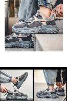 Zapatillas Deportivas y Casuales para Hombres en Otoño-Invierno Resistentes al Desgaste, Duraderas, Suela Gruesa, Seguridad Laboral, Versátiles para el Trabajo - details 9