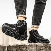 Zapatillas de deporte para hombre, botas cortas de felpa para deportes de senderismo al aire libre, zapatos informales de fondo suave para hombre, zapatos cómodos de marca originales - details 35