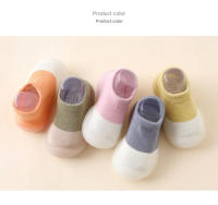 Calcetines de bebé a juego de colores para niños, zapatos bonitos para niños, muñeca de suela suave, zapatillas de piso para niños, bebés, niñas, primeros caminantes - details 4