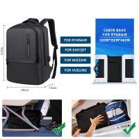 Mochila de negocios de gran capacidad para hombres, bolsas multifuncionales para computadora, mochilas impermeables para computadora portátil con carga USB - details 3