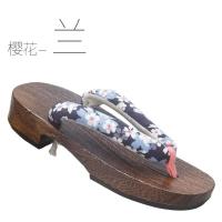 Zapatos tradicionales de moda, zapatillas de madera japonesas de verano para niños con tacón alto - details 13