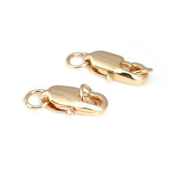 6 uds. De latón de Color dorado de 18K con cierres circulares de langosta, cierres para collares, pulseras, suministros para fabricación de joyas, accesorios Diy - details 32