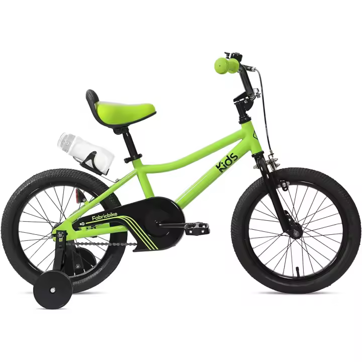 con Pedales para niño y niña, Ruedines de Entrenamiento Desmontables, Frenos, Ruedas 12 y 16 Pulgadas, 4 Colores - 1