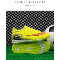 Botas de Fútbol Profesionales para Niños Cómodas Antideslizantes de Goma Resistente a Abrasiones - details 10