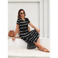 Vestido de Verano 2025 para Mujer Cuello en V, Abertura Lateral, Manga Corta, Tendencia de Moda - details 28