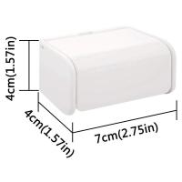Soporte para cepillos de dientes autoadhesivo de pared, adecuado para dormitorios y baños, de 2 cepillos - details 8