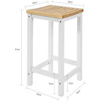 Cocina de madera de caucho y pino blanco - details 2