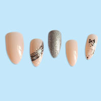 Uñas artificiales brillantes para mujer, uñas postizas de gran cantidad, decoración elegante para mano - details 4