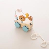Juguetes Montessori de madera, bloques de animales, estrellas, Luna, tren envolvente, juguete de apilamiento de coordinación - details 14