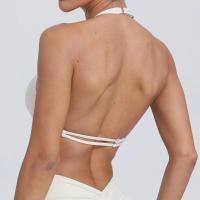 Camiseta sin mangas de Yoga con doble botón ajustable para mujer, Top deportivo ajustado y transpirable, sujetador de gimnasio para correr al aire libre de secado rápido - details 4