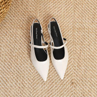 Zapatos planos con correa puntiaguda simples y versátiles - details 22