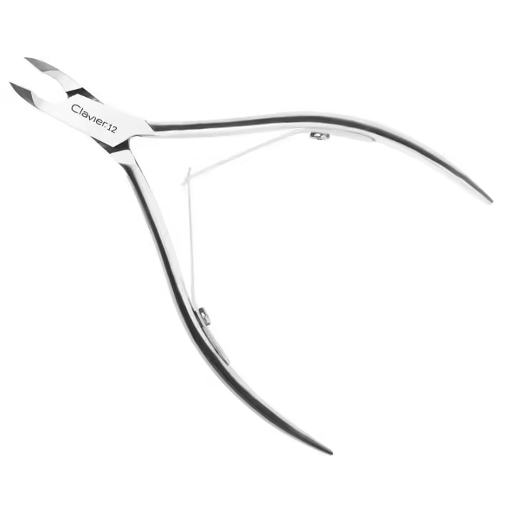 Claver-12 tijeras profesionales para el cuidado de la queratina, cortaúñas de acero inoxidable, herramientas para decoración de uñas - 1