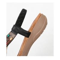 Sandalias de Mujer Verano 2025 |   Zapatos Bohemios Étnicos con Cristales |   Sandalias Deportivas Playa Suela Blanda Antideslizante - Moda Elegante y Confort - details 37