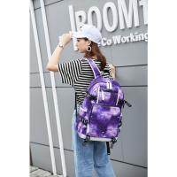 Mochila de Hombro para Hombres Estudiantes Impresada Impermeable Ideal para Viajes al Aire Libre - details 24