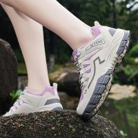 2025 zapatos de senderismo para hombre y mujer, zapatillas de deporte de malla, zapatos de montaña transpirables a la moda para niño, zapatos de trabajo para primavera, otoño y verano, Trekking al aire libre - details 49