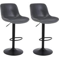 Juego de Taburetes de Cocina Altos Taburetes Giratorios de Bar con Resalto - details 20